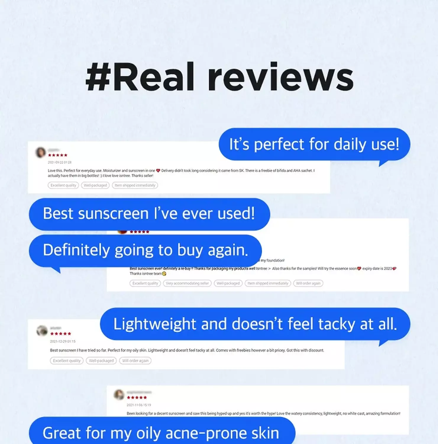 Isntree - Hyaluronic Acid Watery Sun Gel ( with box ) 1