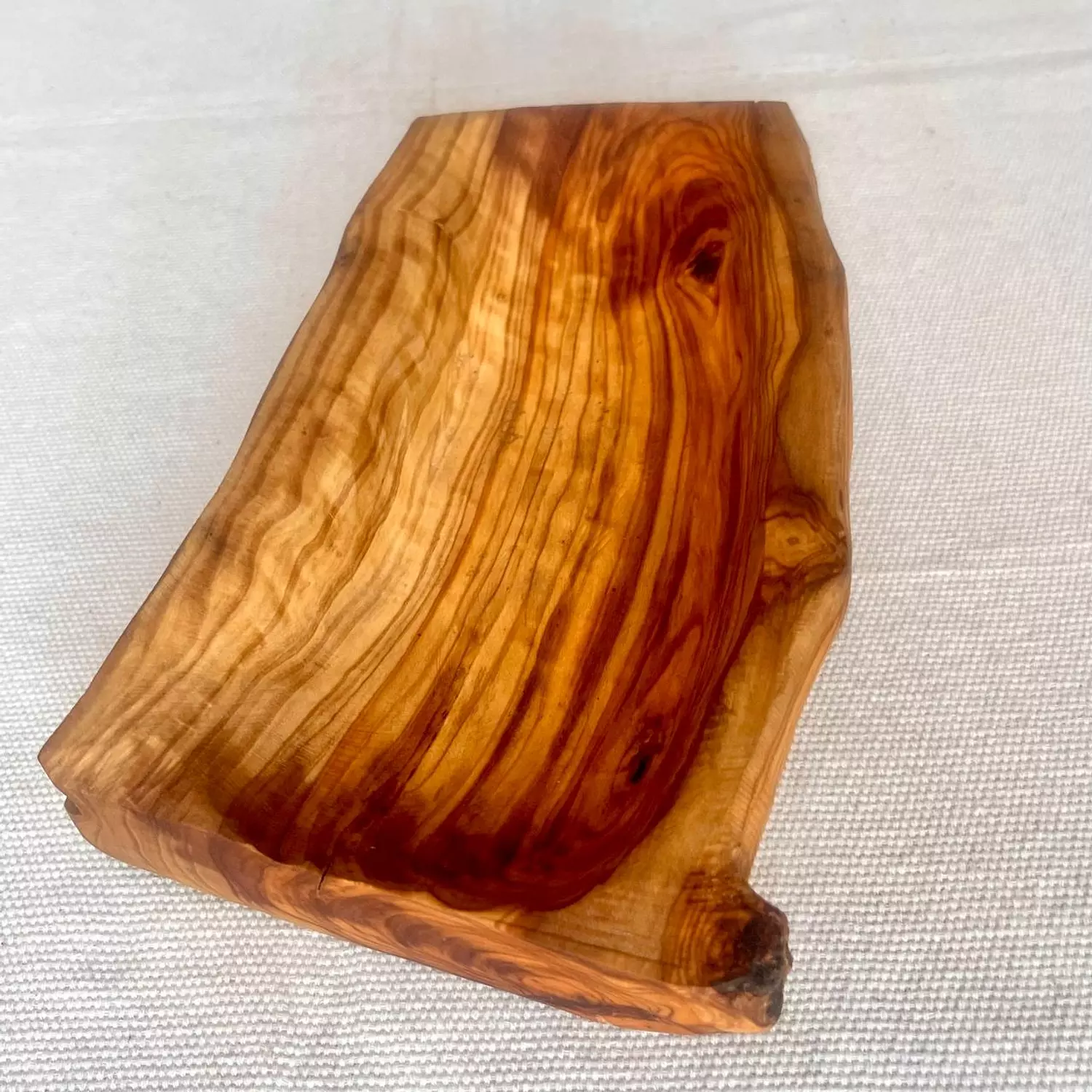 Olive Wood Deep Serving Platter image