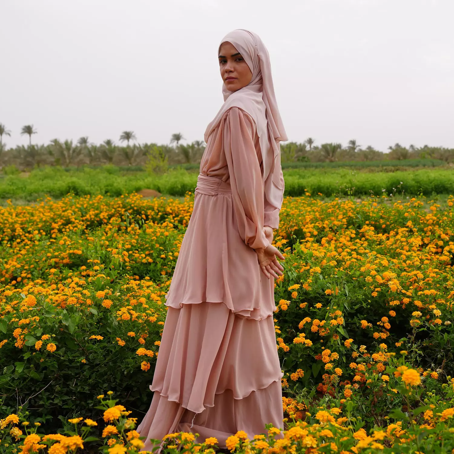 SERA RUFFLE DRESS  2