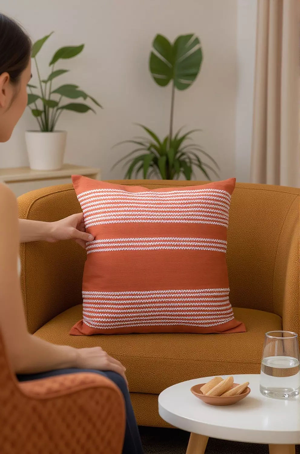 Orange Coco Cushion  1