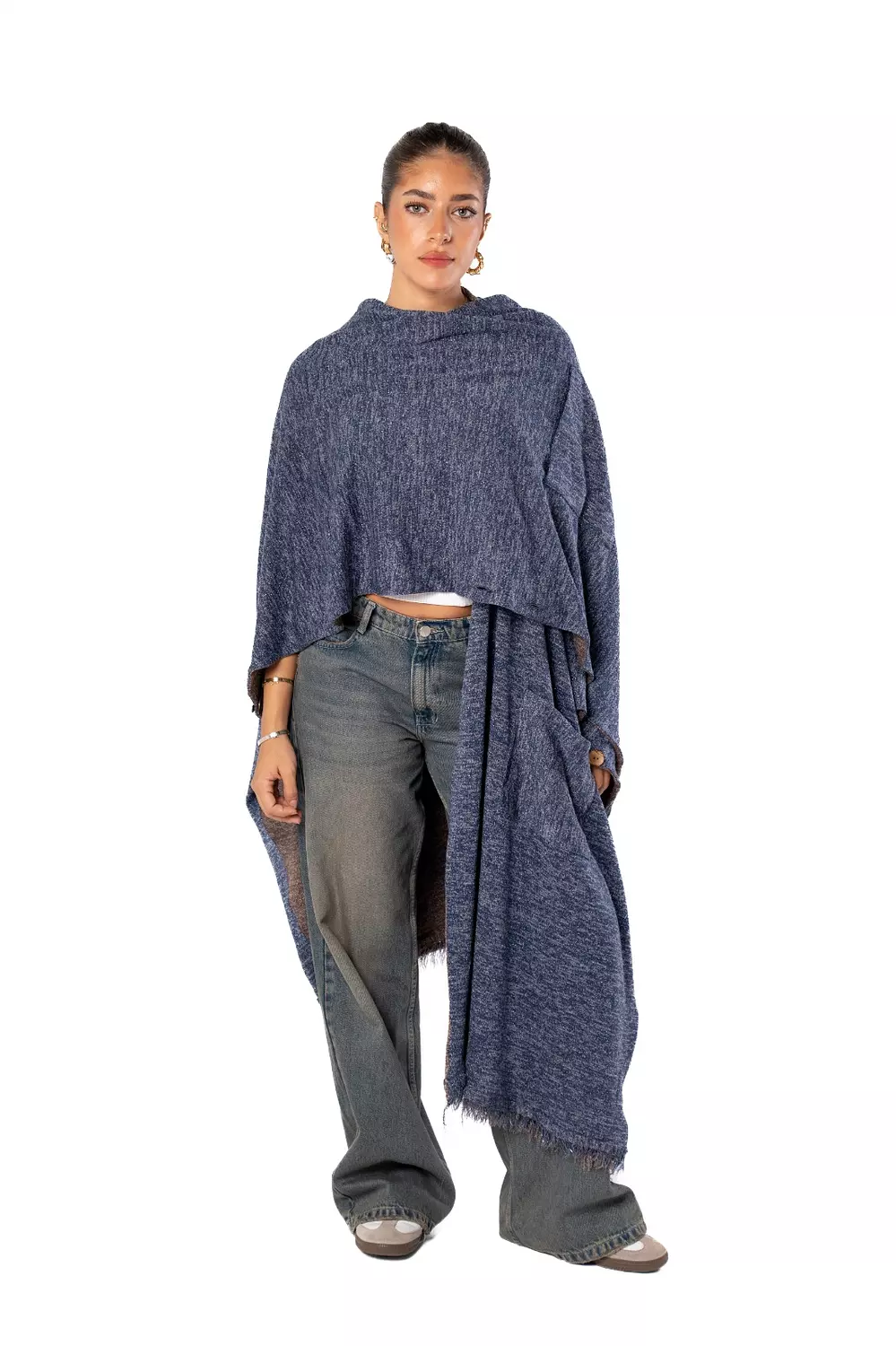 Haven Double Face Poncho 12