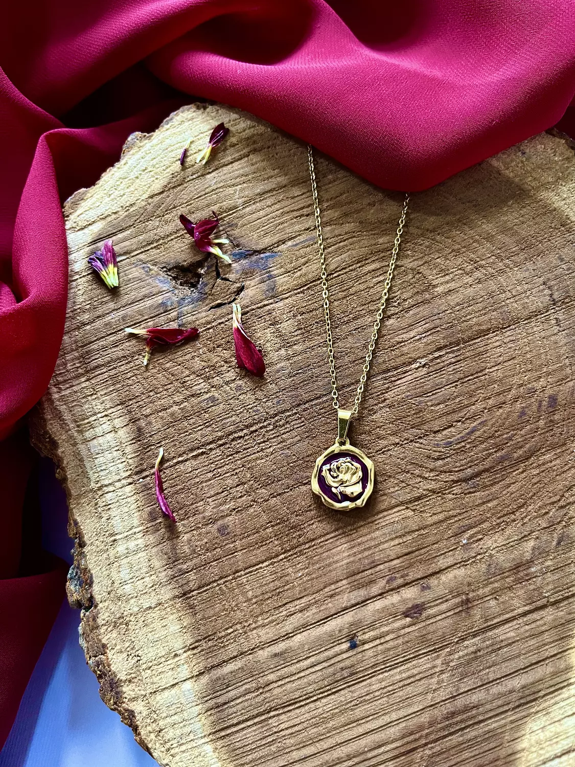 Burgundy rose 1