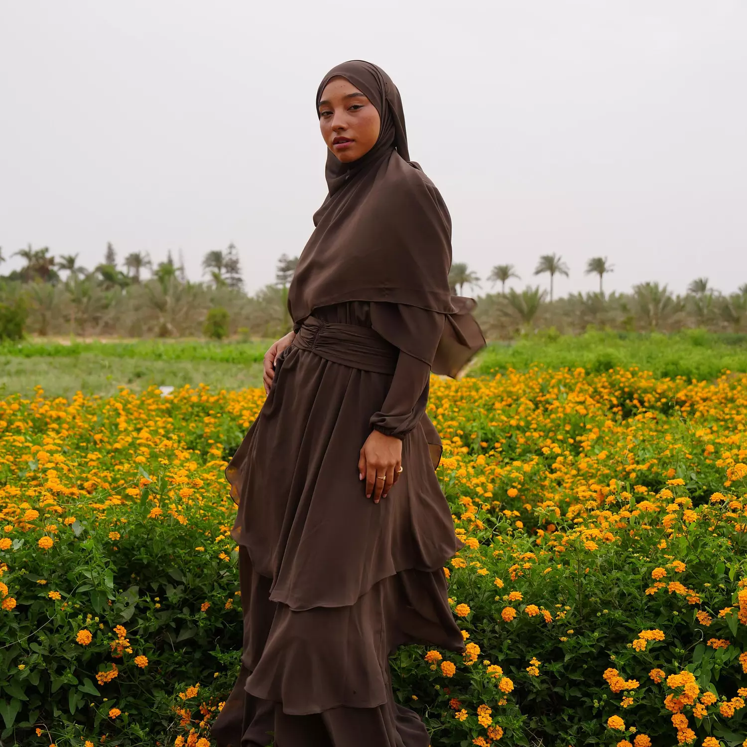 SERA RUFFLE DRESS 
