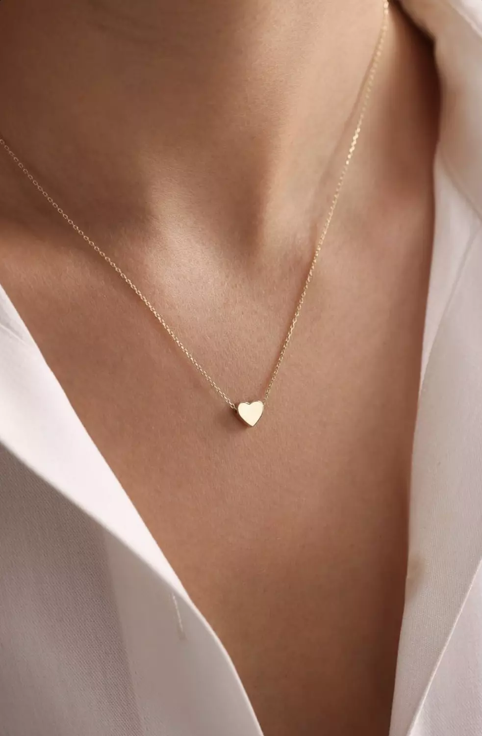 Small heart necklace  image