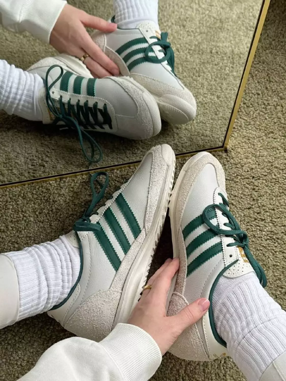 Adidas SL 72  white / green  1