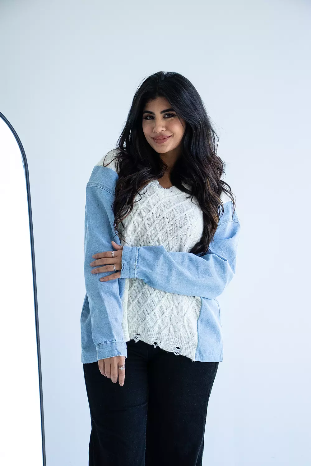 Wool and jeans shirt 5