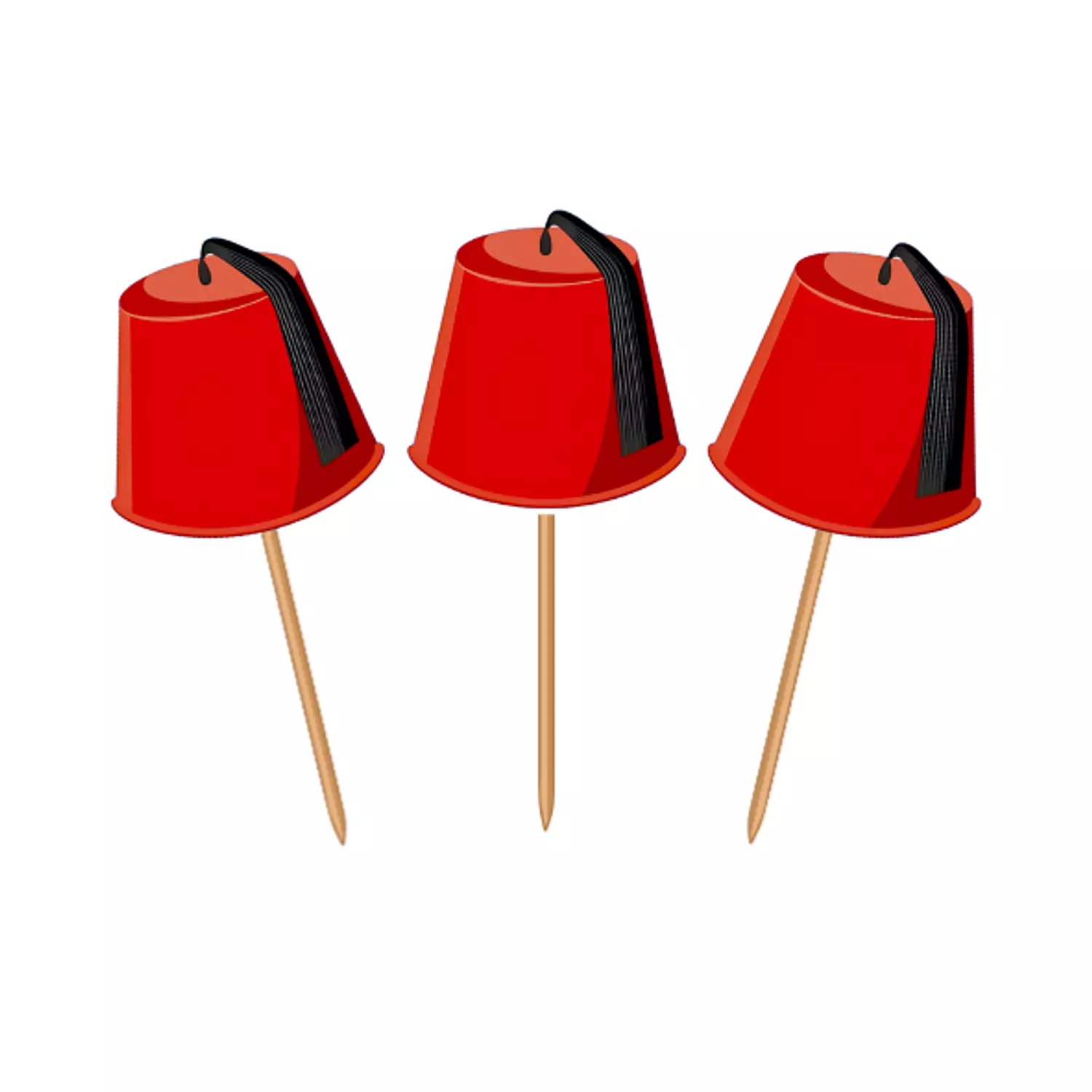 Tarboush Cupcake Toppers image
