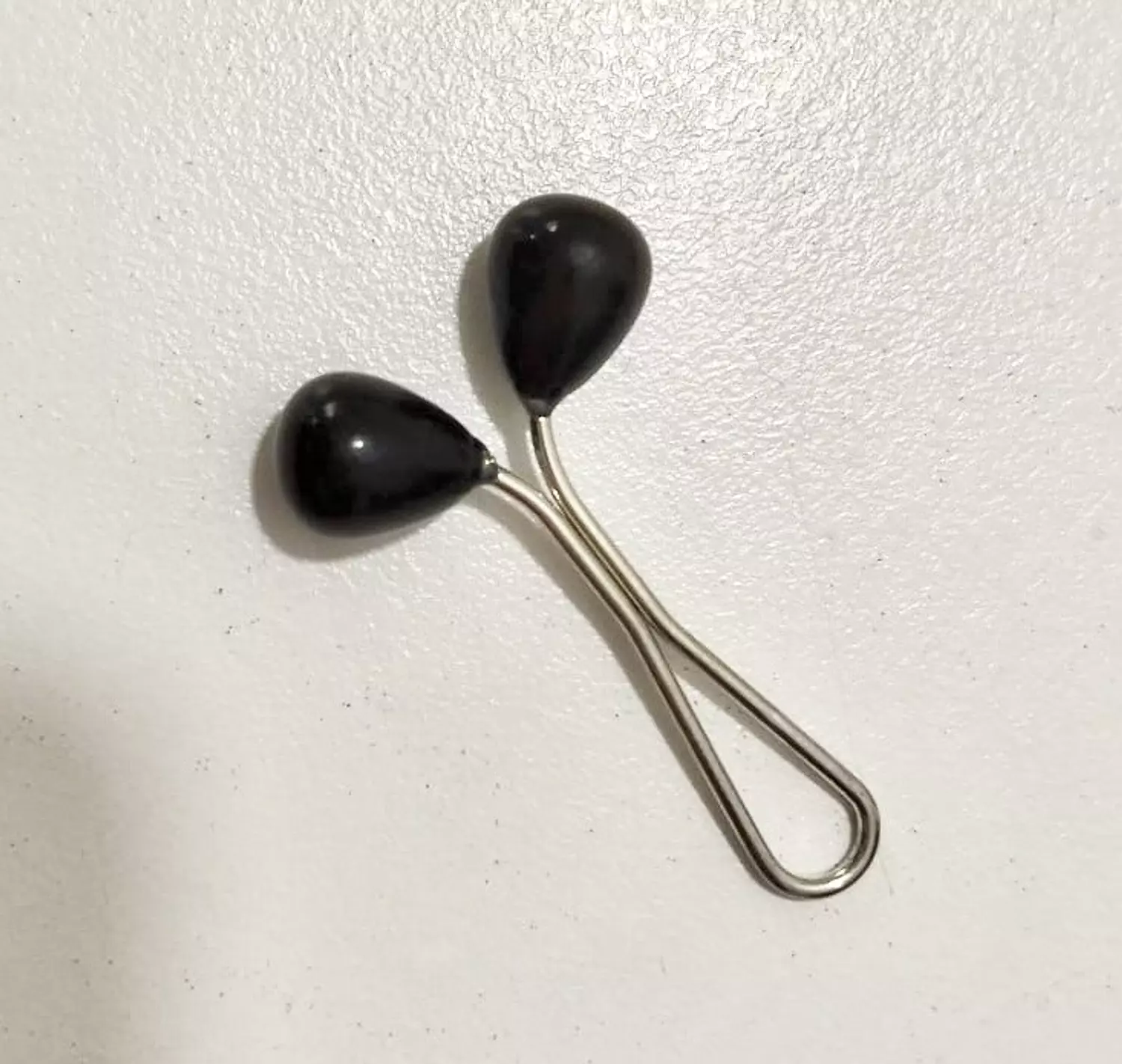 Pear-Shaped Pin - Black image
