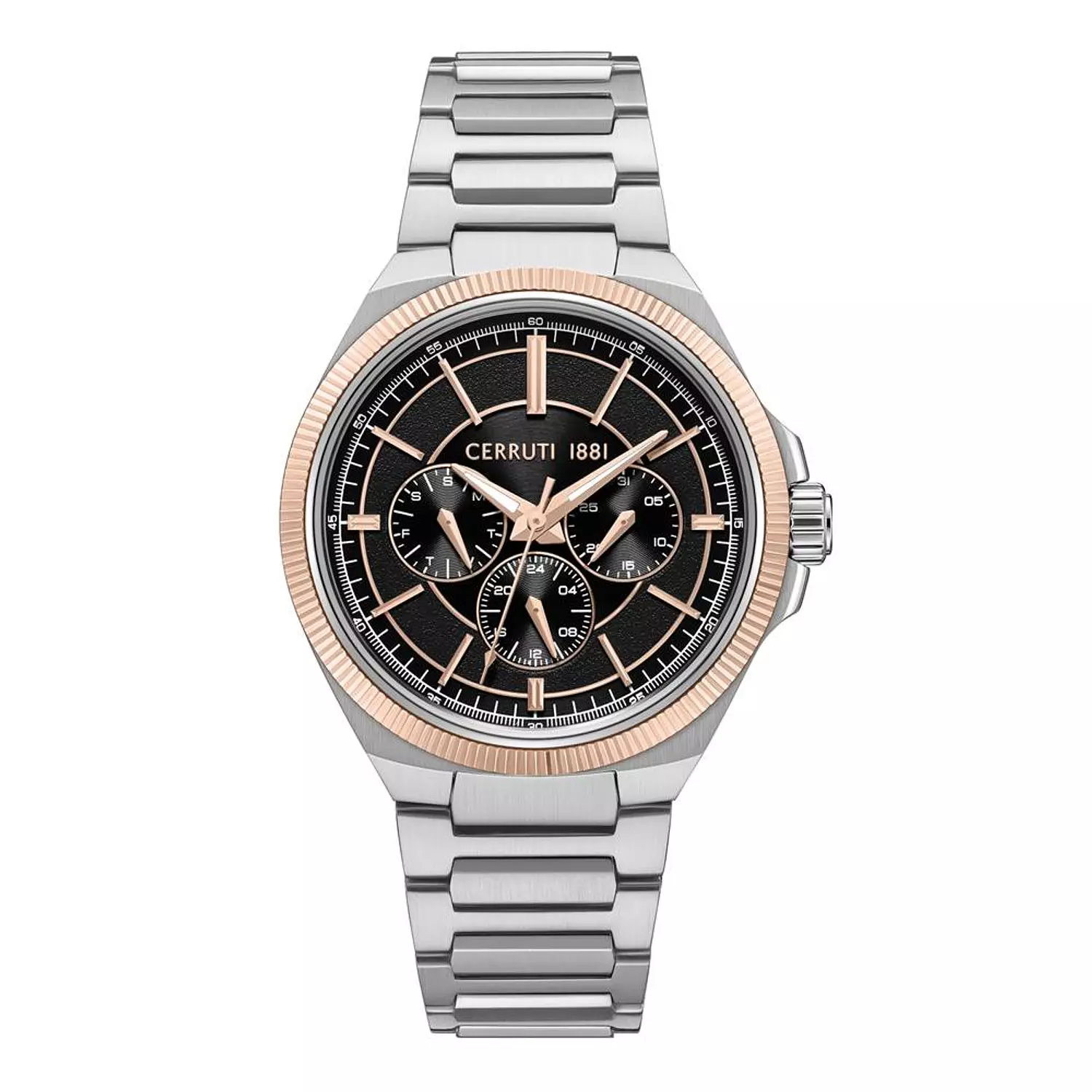 Cerruti 1881 Black Chrono Two-Tone Watch CIWGK0084504 image
