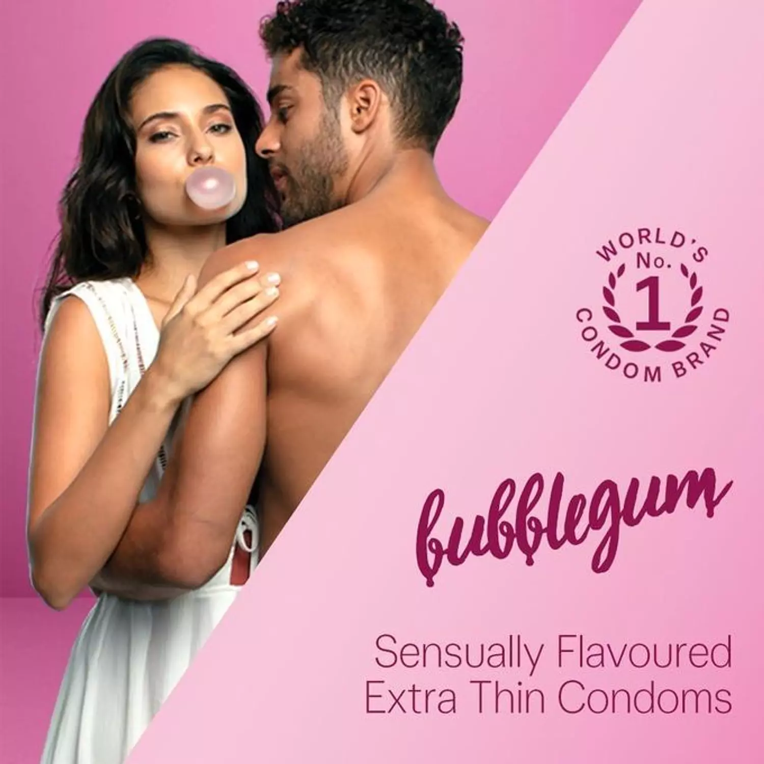 DUREX EXTRA THIN BUBBLEGUM 12 CONDOMS 2