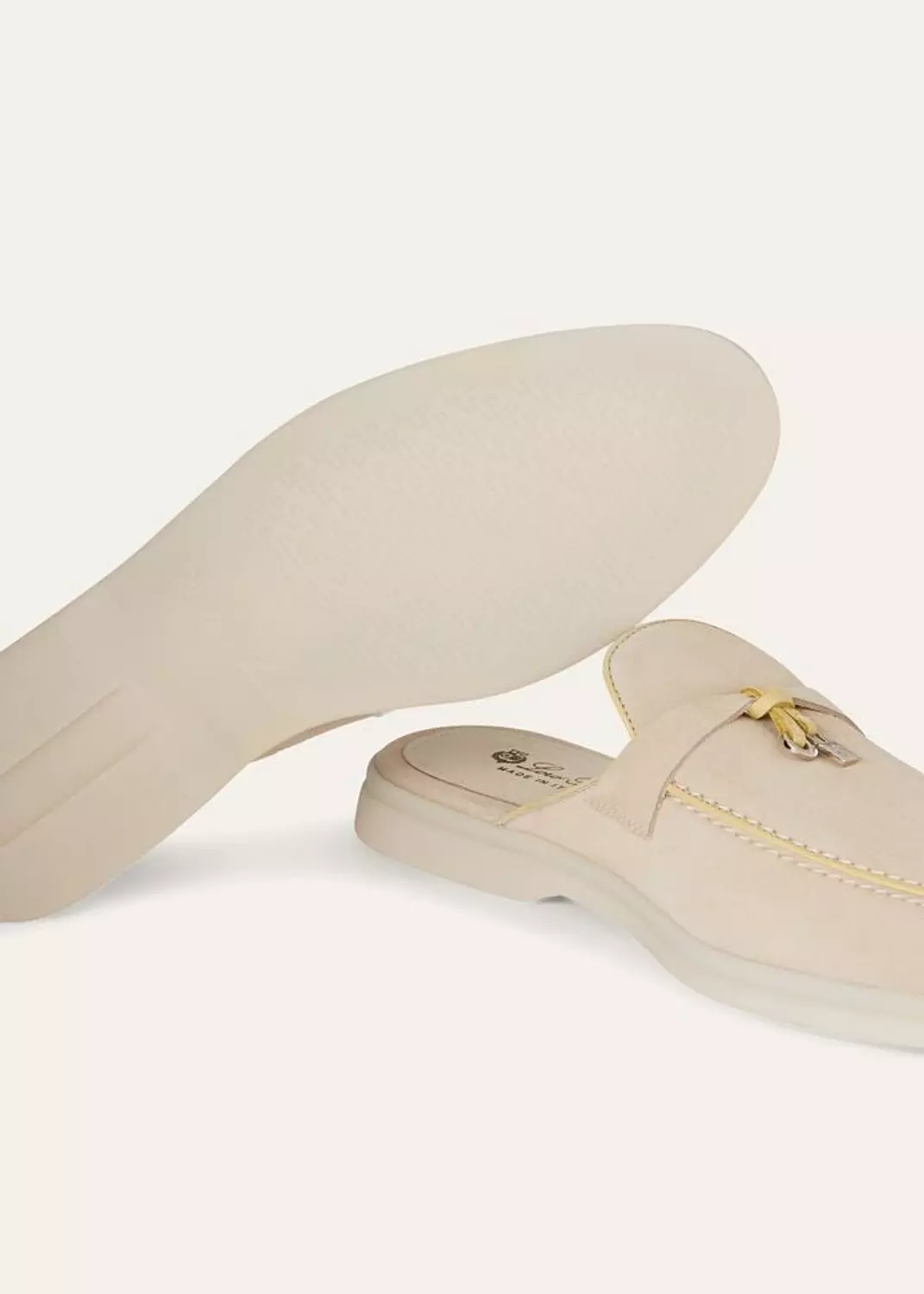 Babouche Charms Walk Loafer Suede Linen | Loro Piana 2