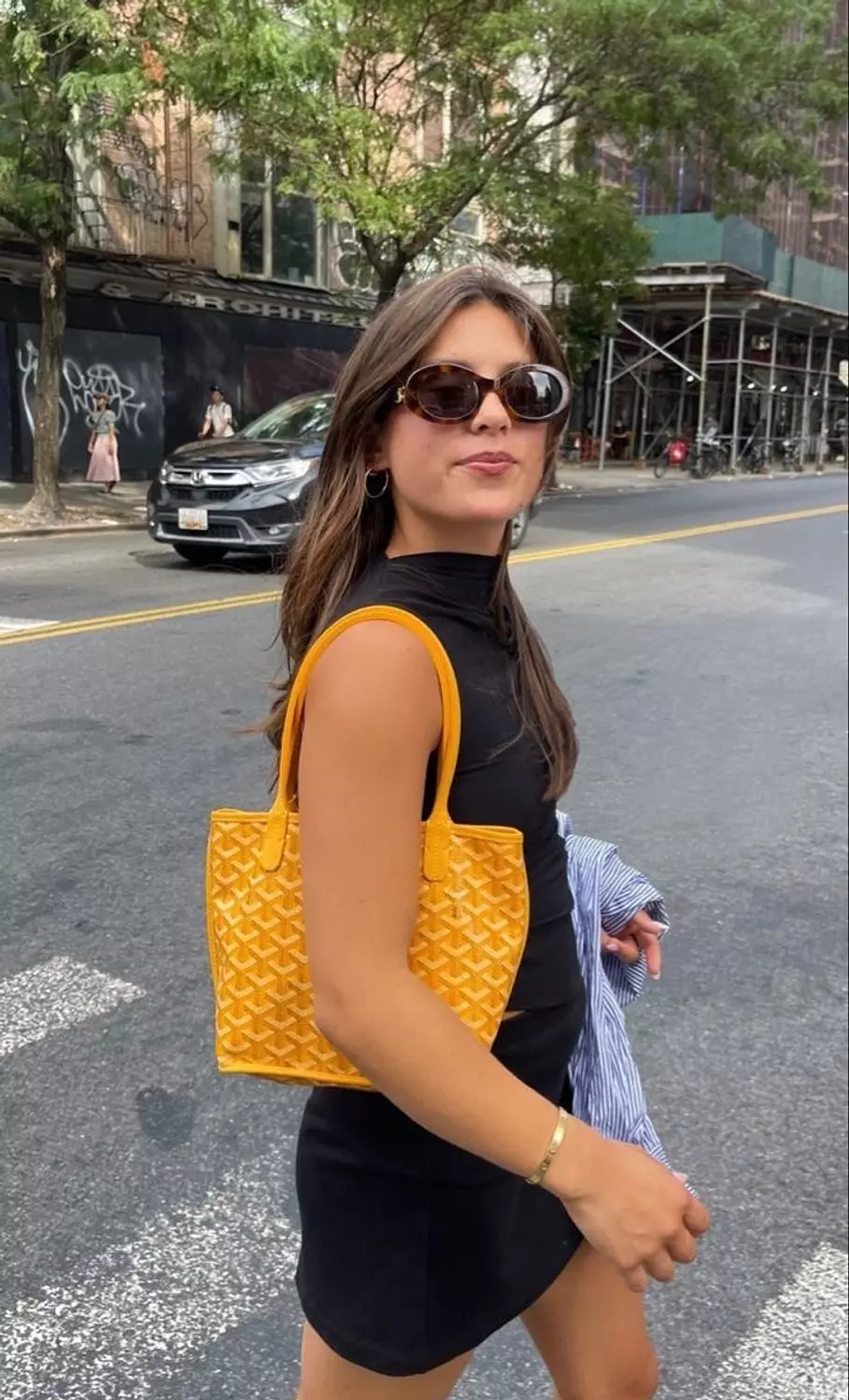 GOYARD ANJOU BAG YELLOW  1
