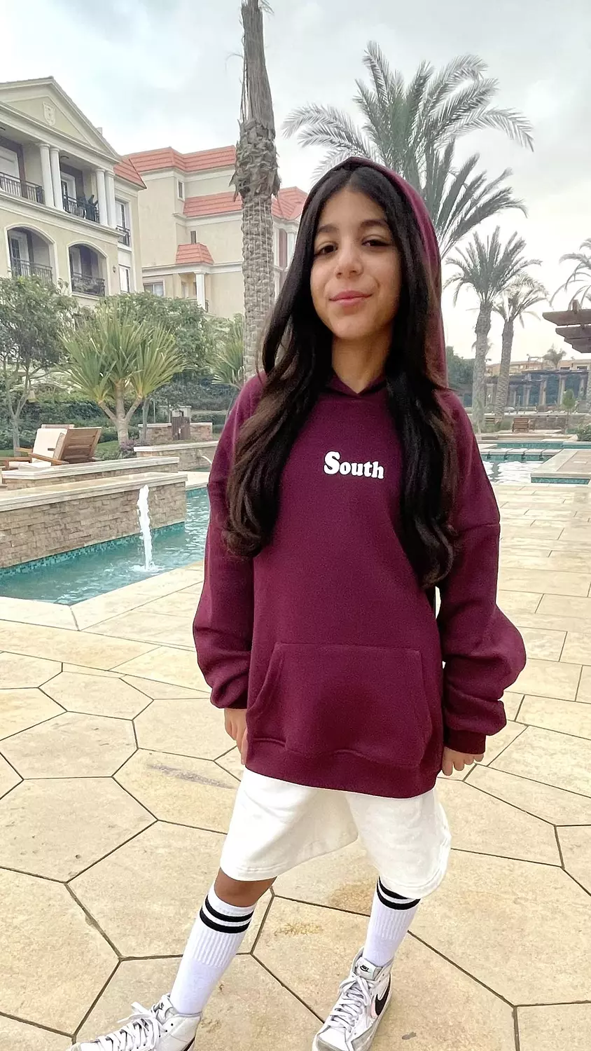 SOUTH UniSex Maroon CAN Map Hoodie image