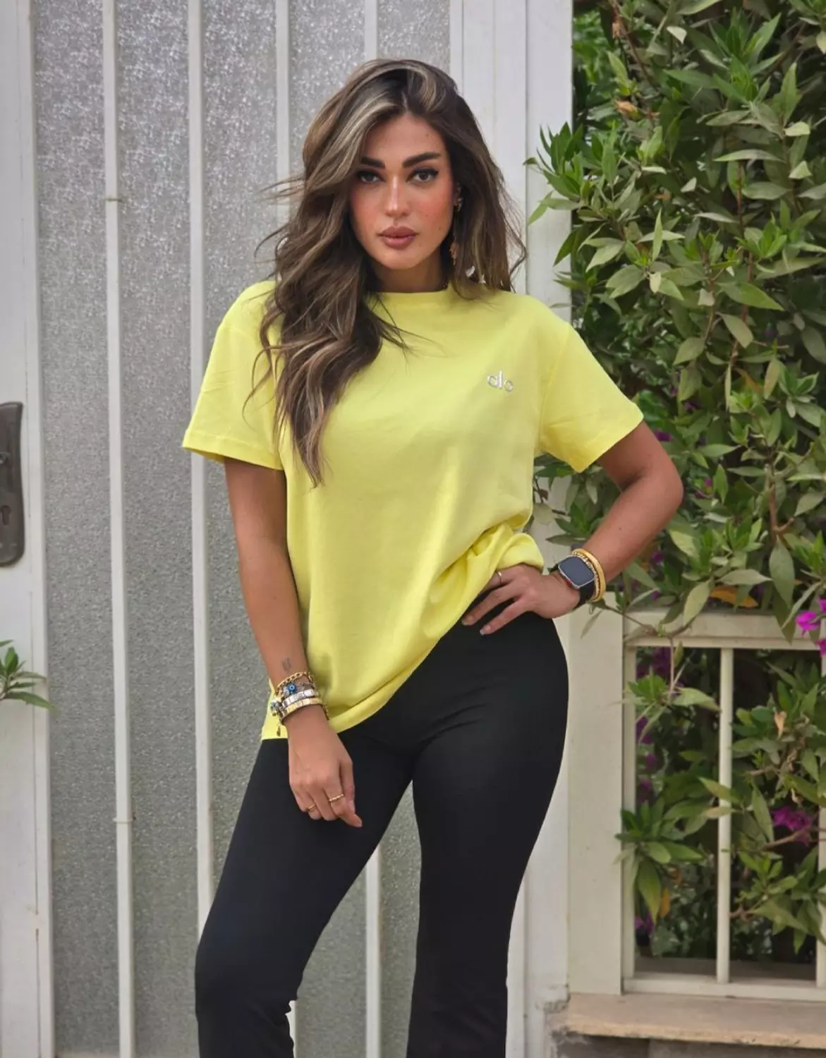 Yellow Alo Tshirt  hover image