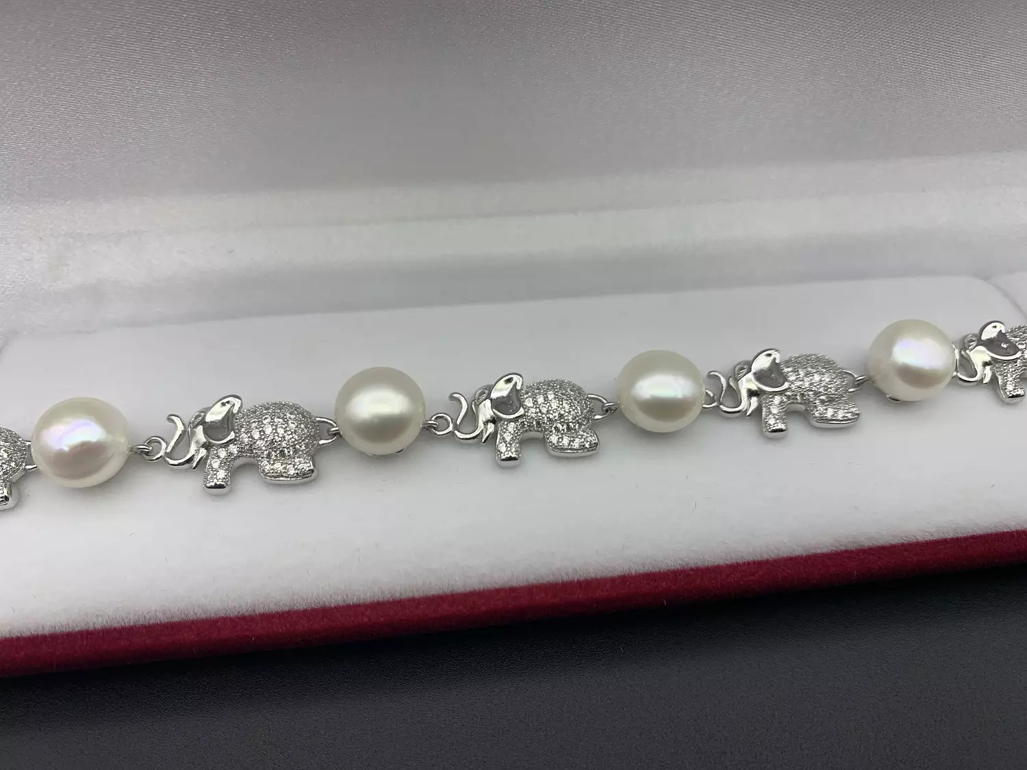 Elephant pearl bracelet image