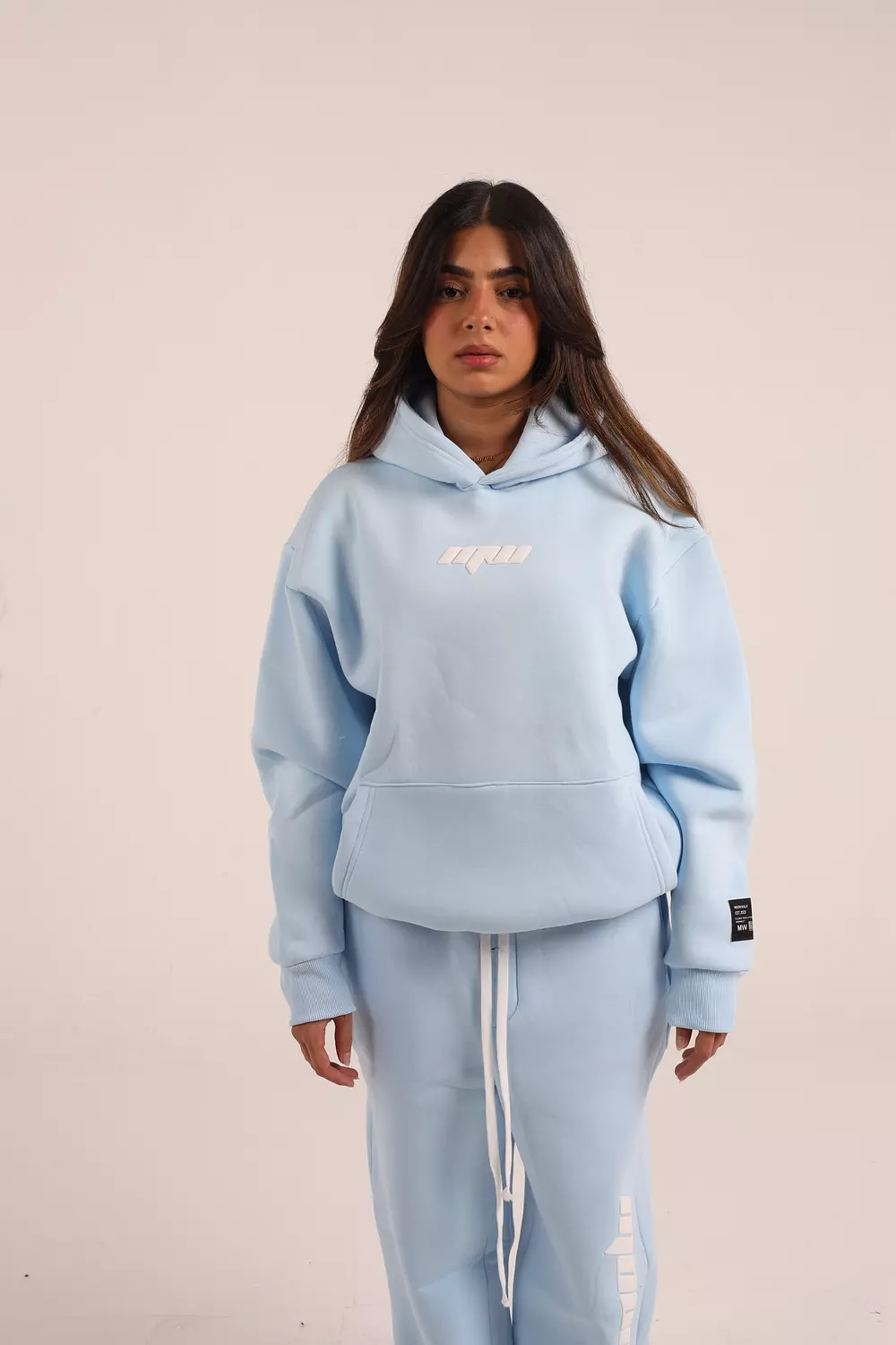 Baby Blue Hoodie. image