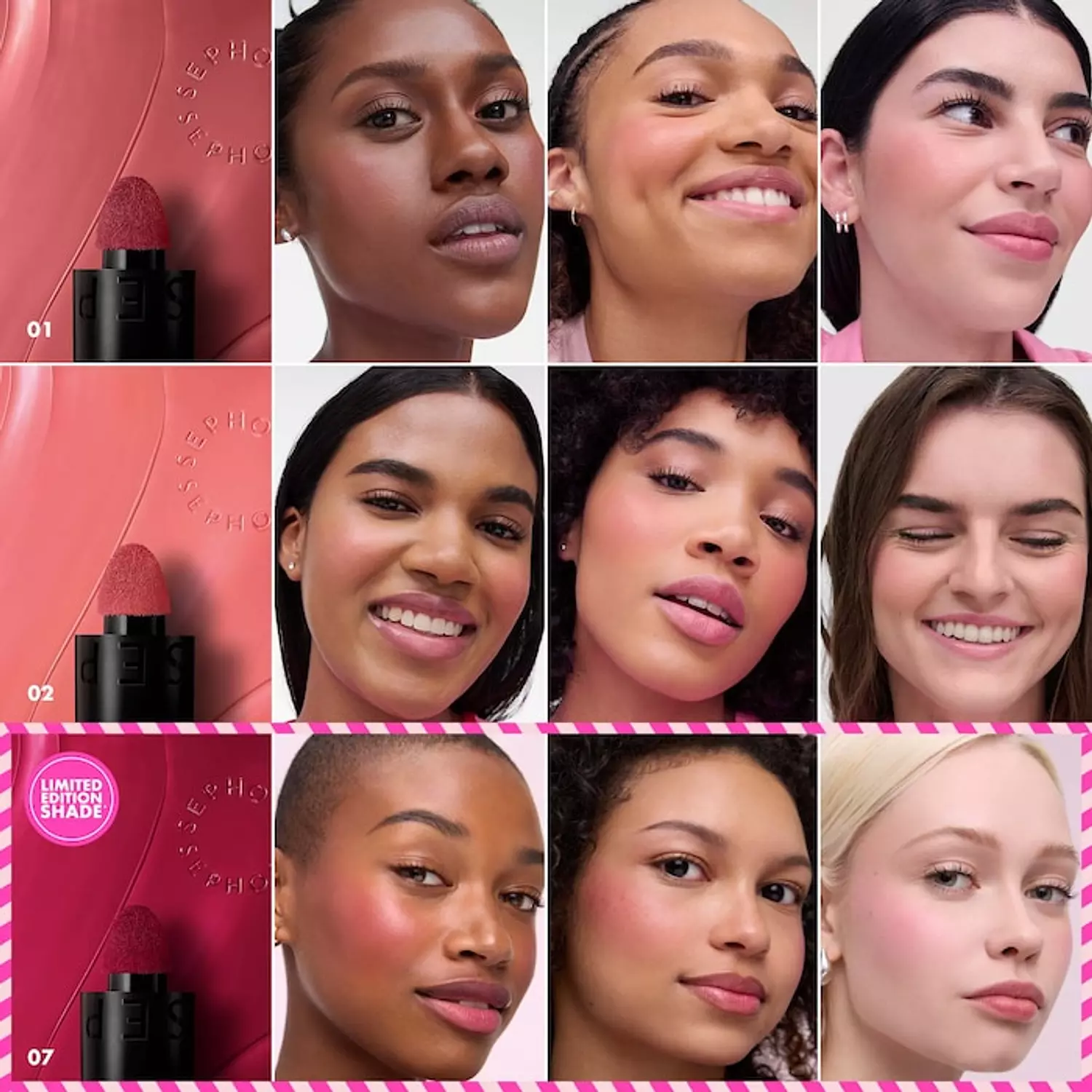 SEPHORA COLLECTION  Blush & Go Trio Makeup Gift Set 1