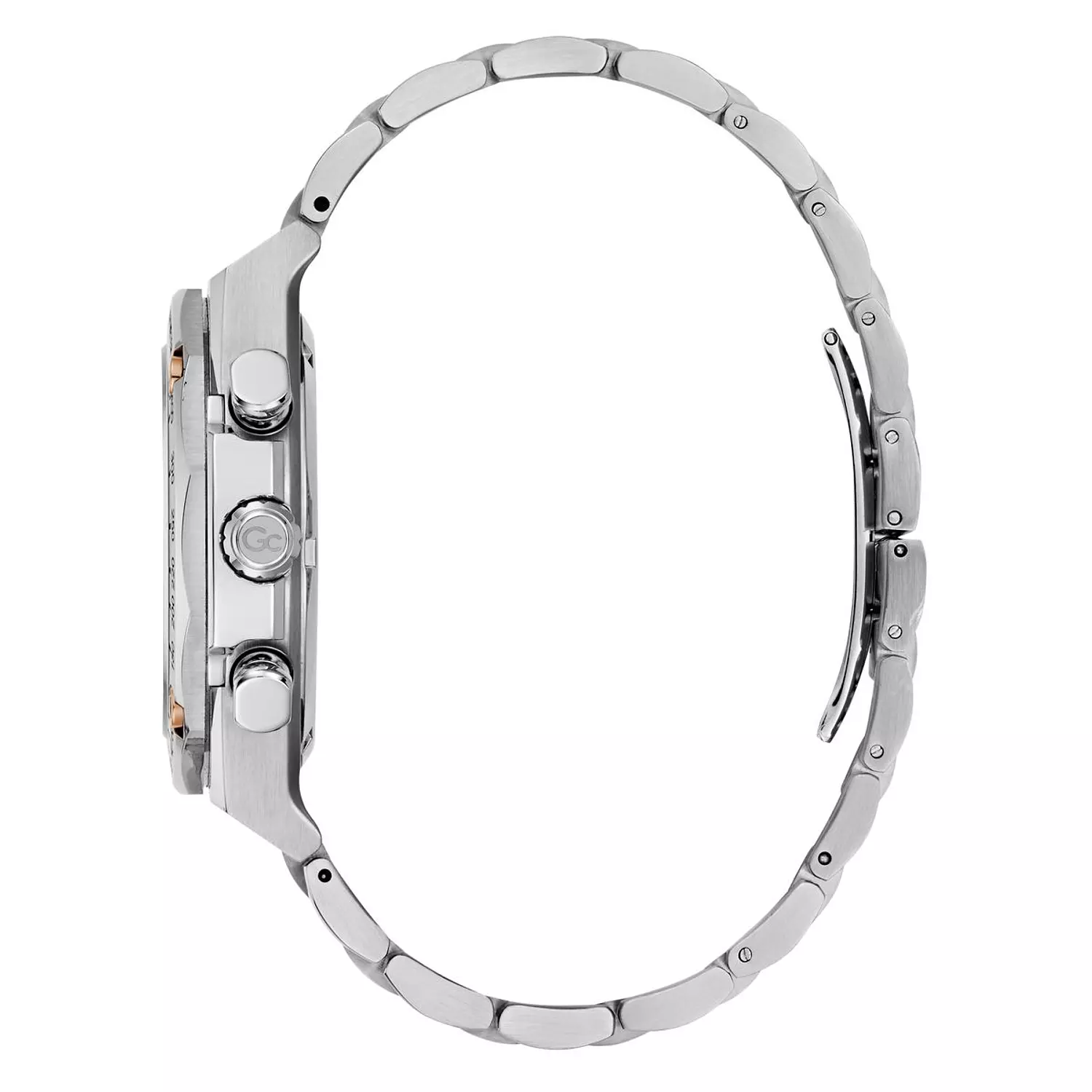 Gc Idol Sport Chrono Metal Men Watch Silver Stainless Steel Bracelet 1