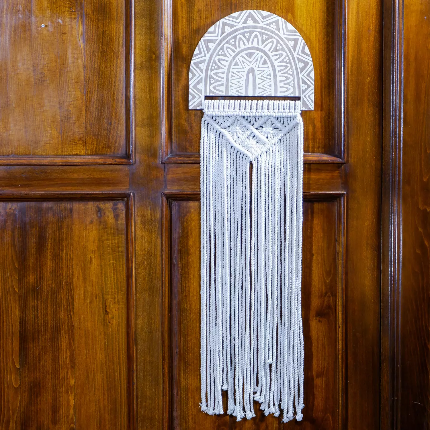 Half circle macrame small - lines 1