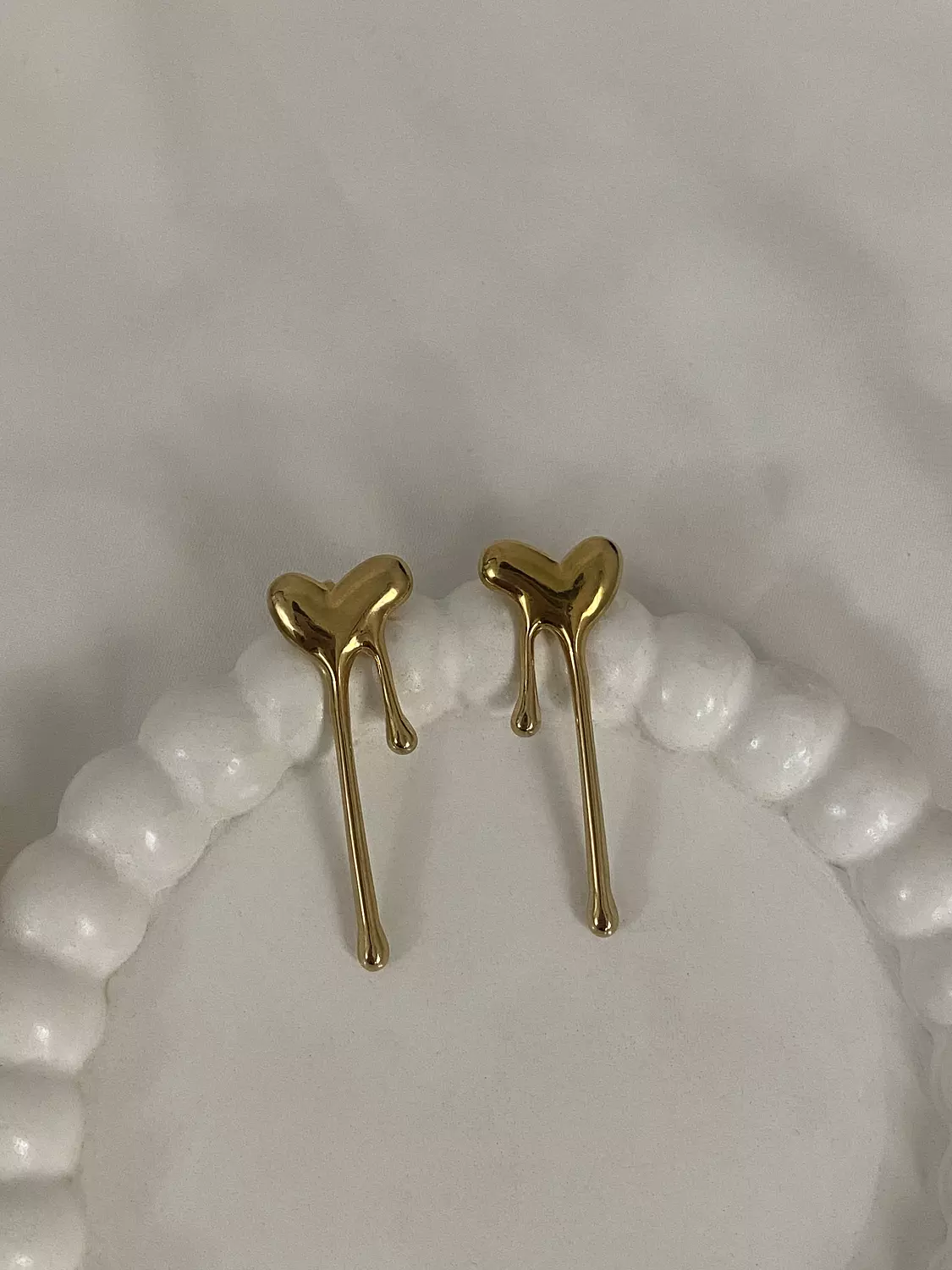 Melted Heart Studs image