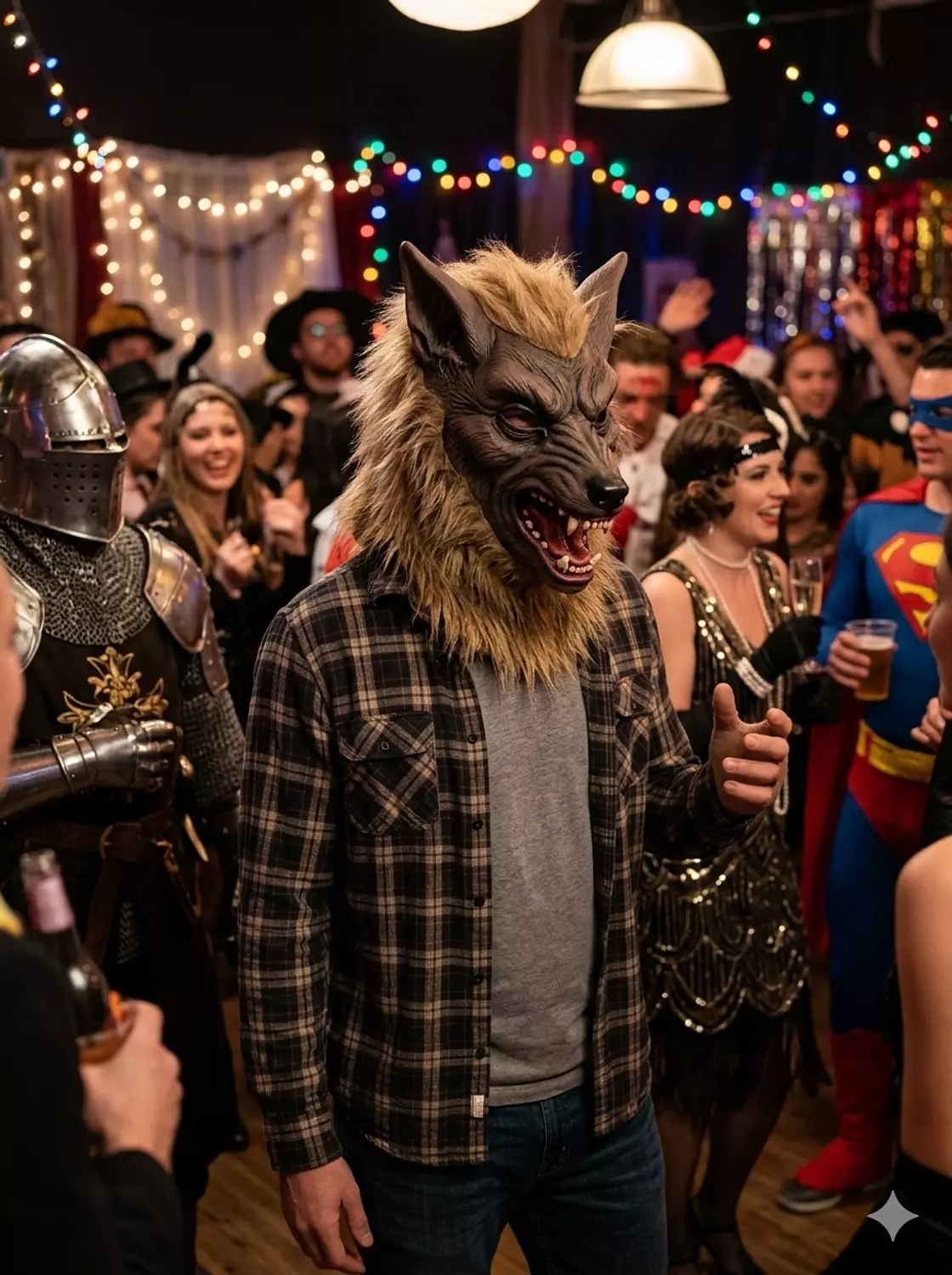 wolf mask image