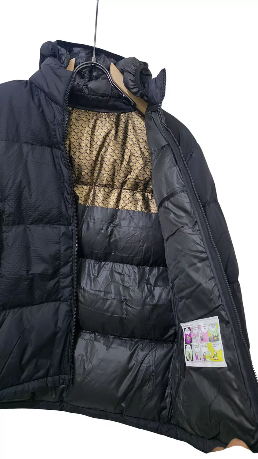 EA7 puffer jacket black 7