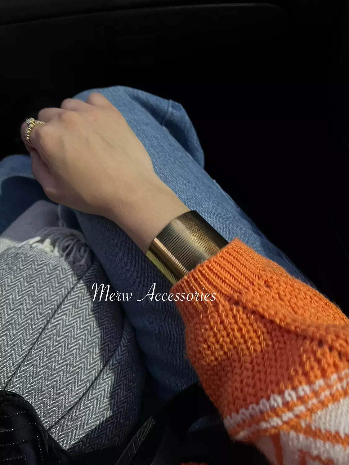 Plain wide bangle  1