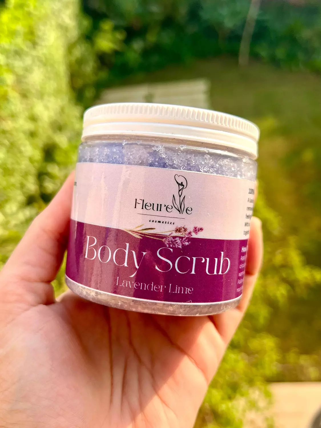 Lavender Lime Body Scrub 1