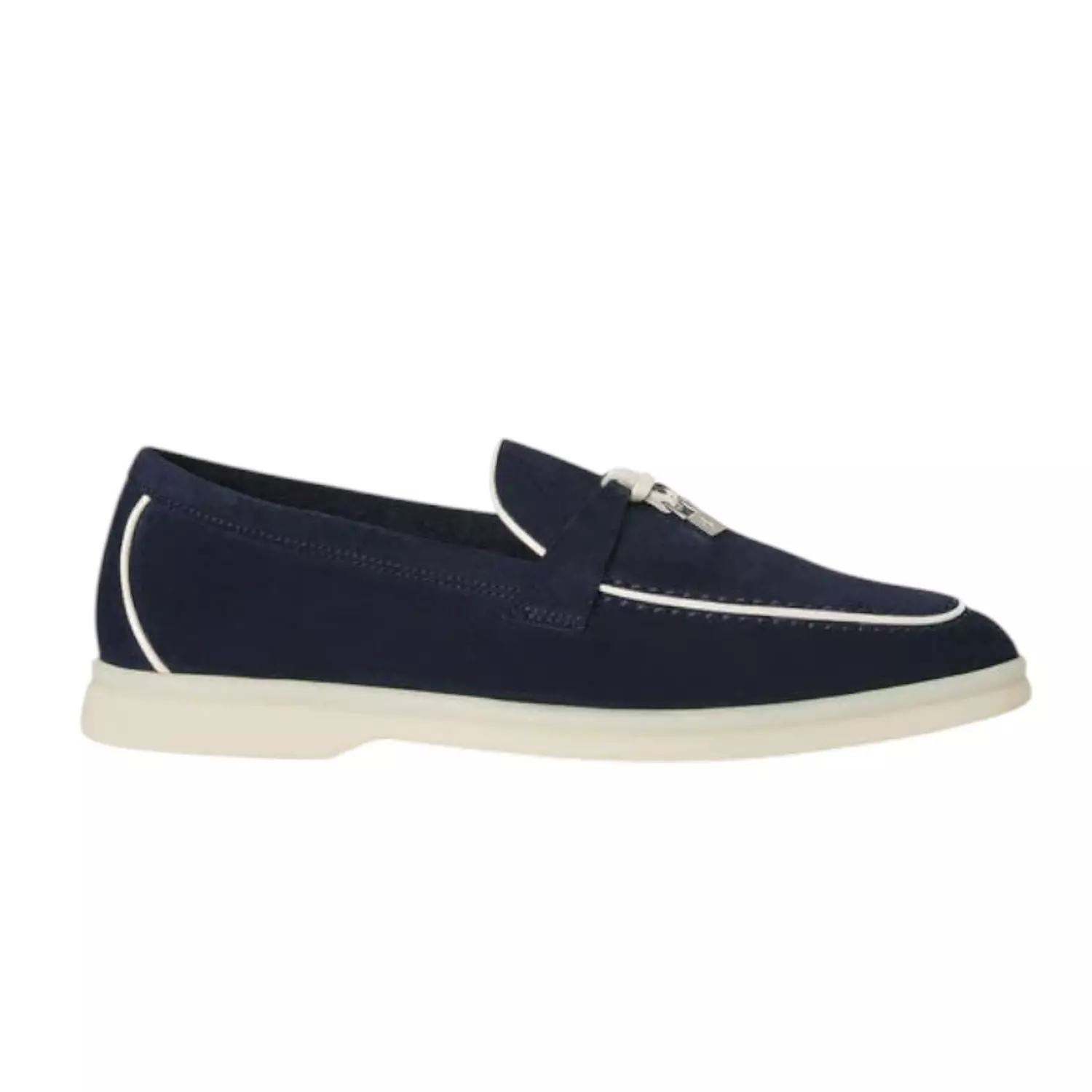 Summer Charms Walk Loafer Suede Navy Blue image