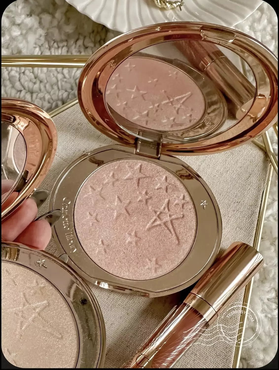 charlotte tilbury hOLLYWOOD GLOW GLIDE FACE ARCHITECT HIGHLIGHTER PILLOW TALK GLOW 8