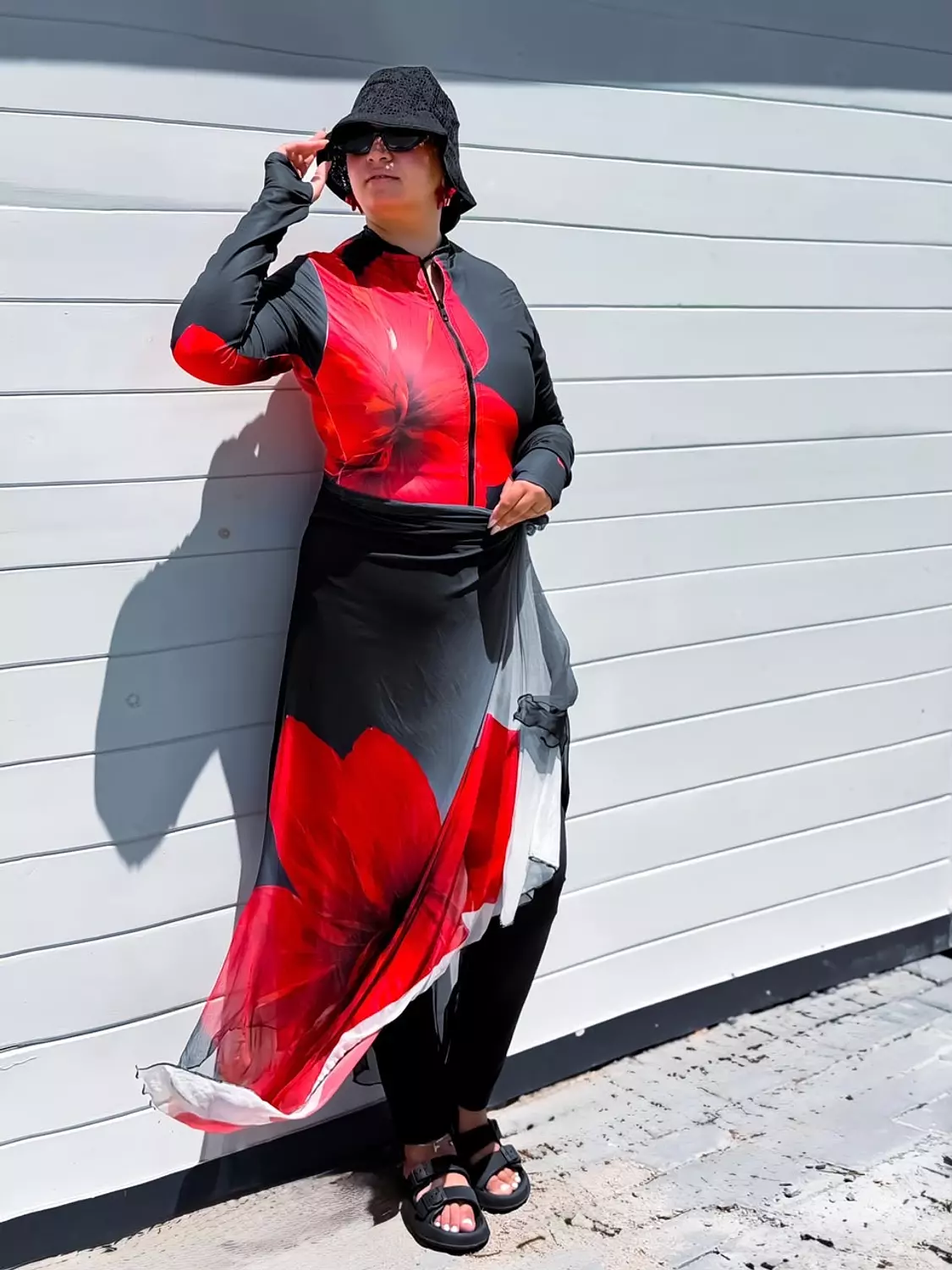 Noir Rouge burkini 3
