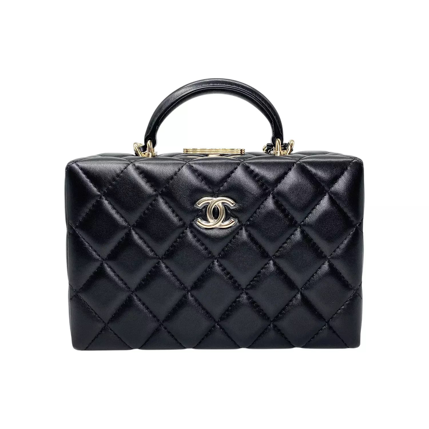 CHANEL BLACK BOX BAG image