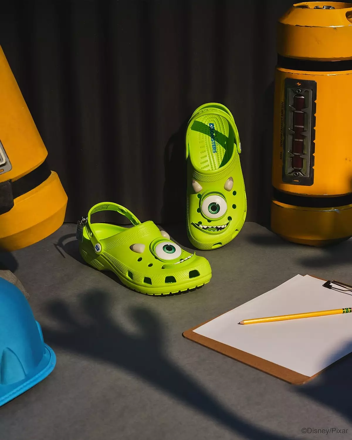 Kids' Crocs Classic Monsters Inc Mike Clog image