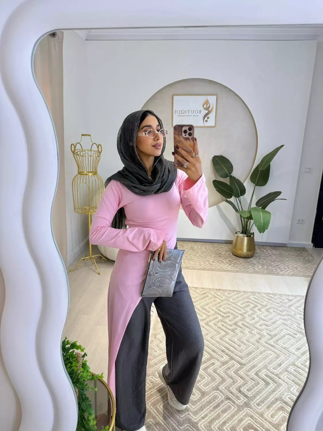 Pink Belt Blouse image
