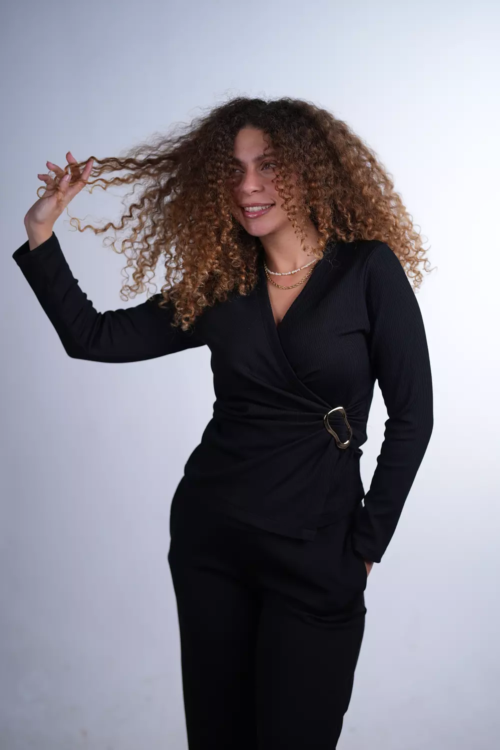 The Weekend Wrap Set- Black  hover image