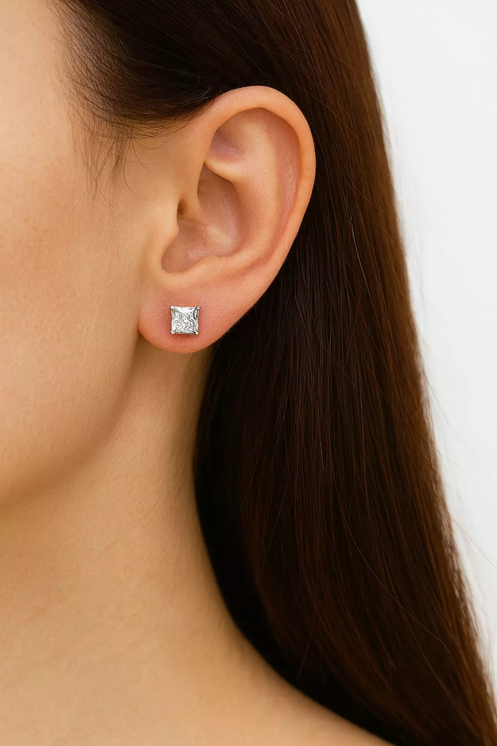 Silver Earrings Daimond image