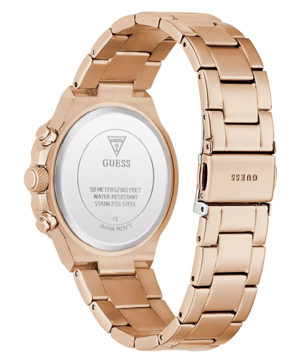 GUESS Ladies Rose Gold Tone Multi-function Watch 1