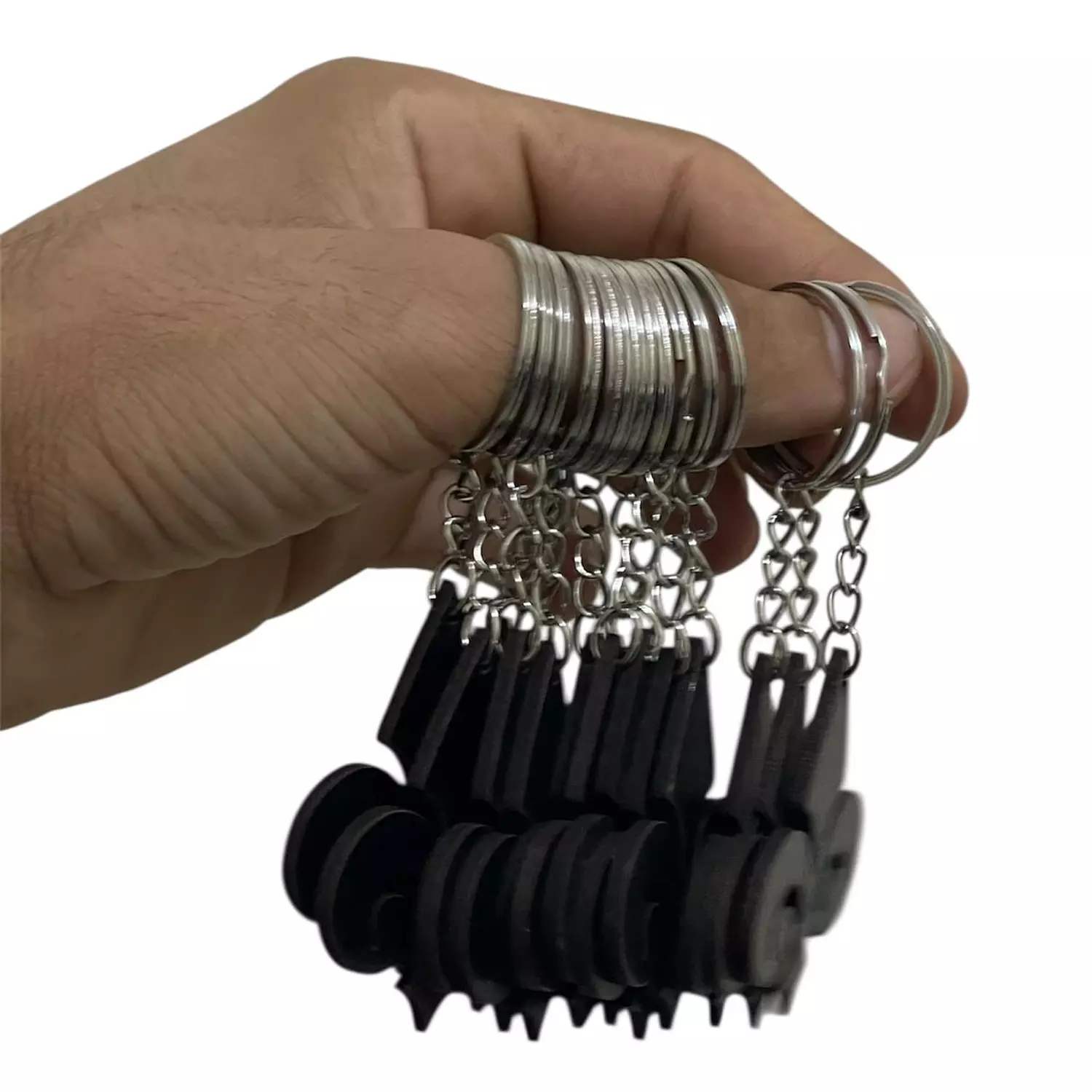 delys wood logo Keychain 2
