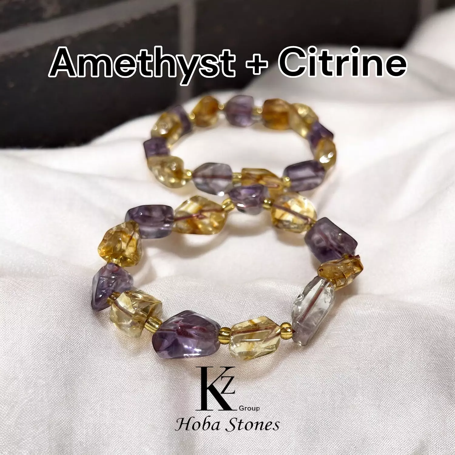 Bracelet Amethyst with Citrine image