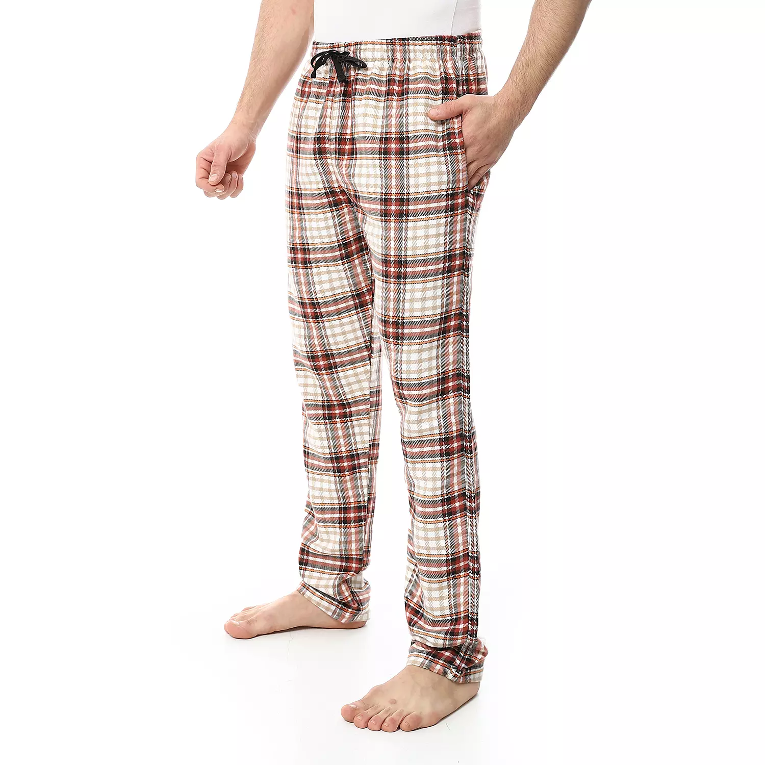 Shorto Winter Check Pants -  Black * Red * Beige - 4045 - 7 hover image