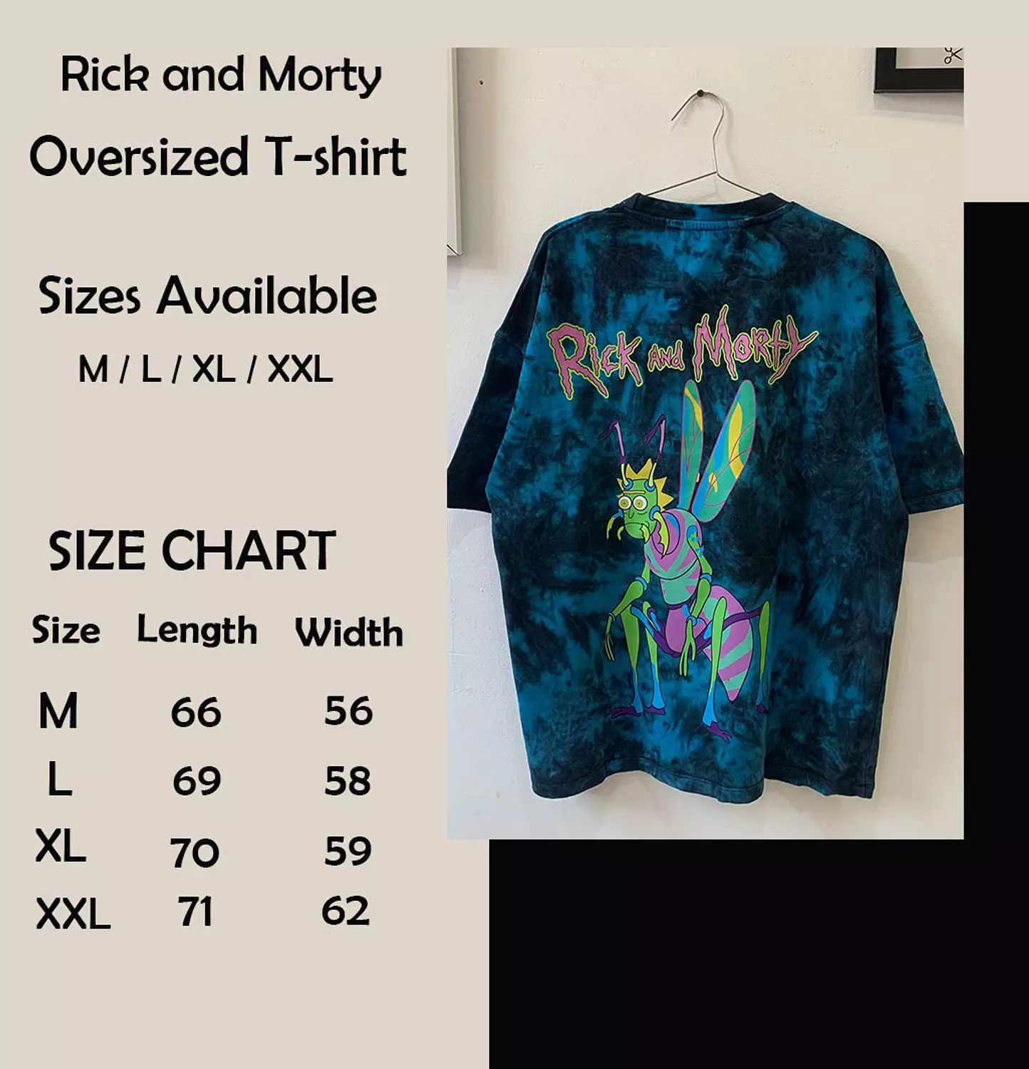 Rick and Morty Tie dye T-shirt 7