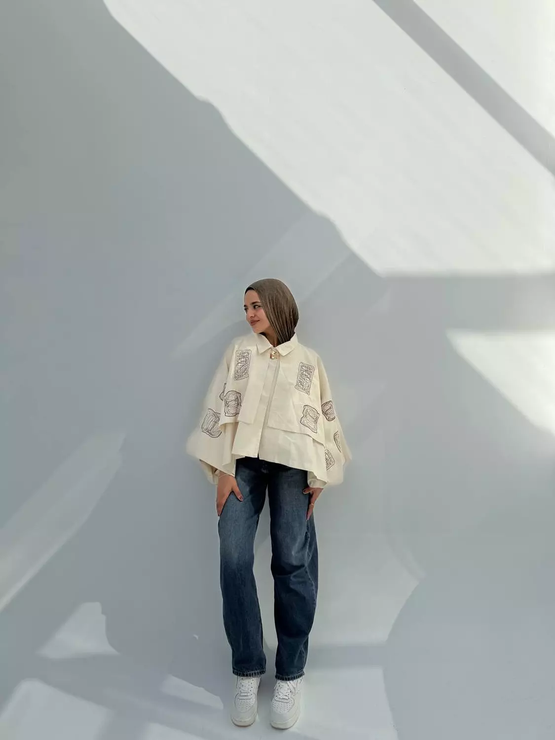 TIED LAYERED BLOUSE image