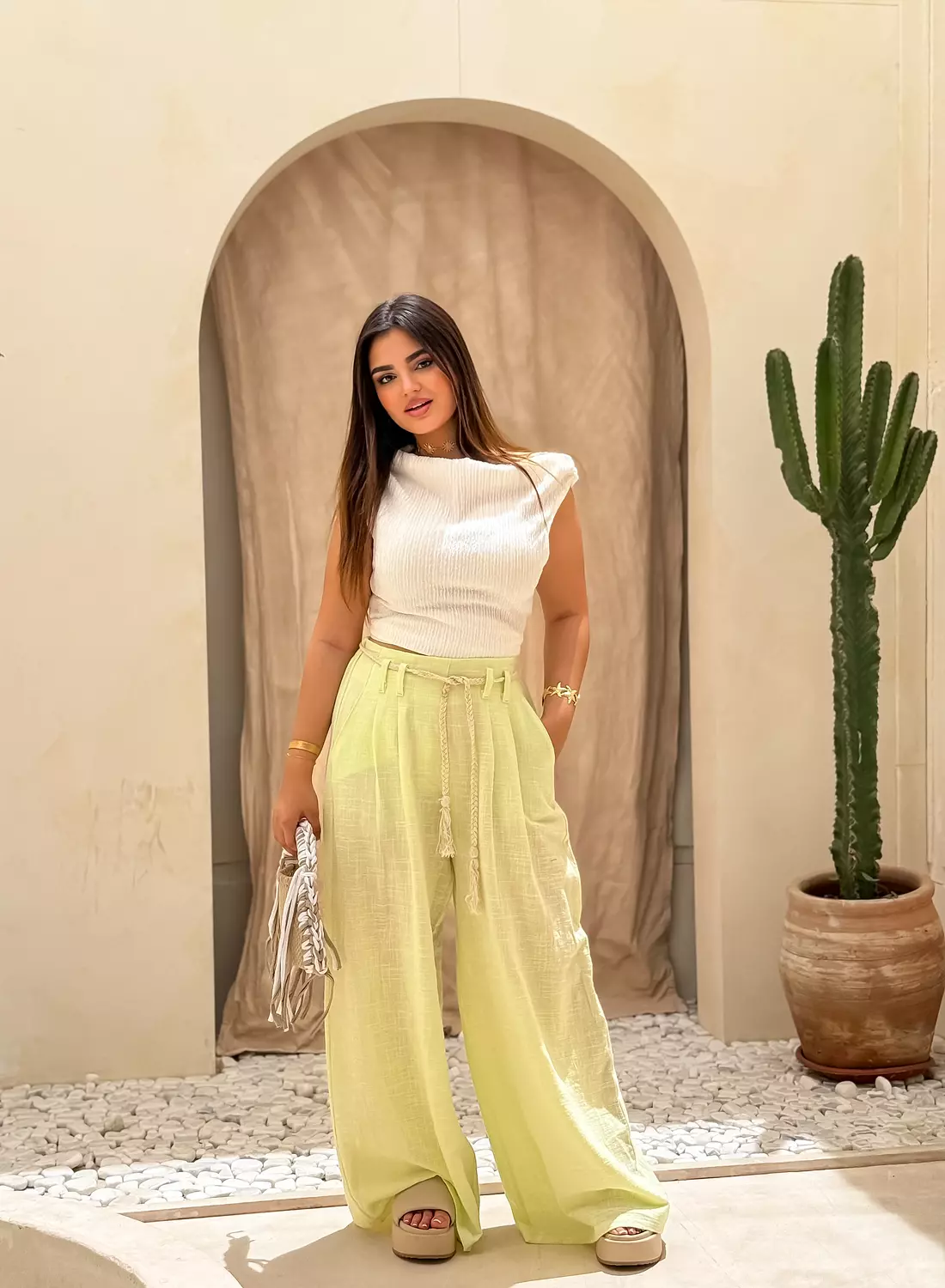 Wide linen pants  3