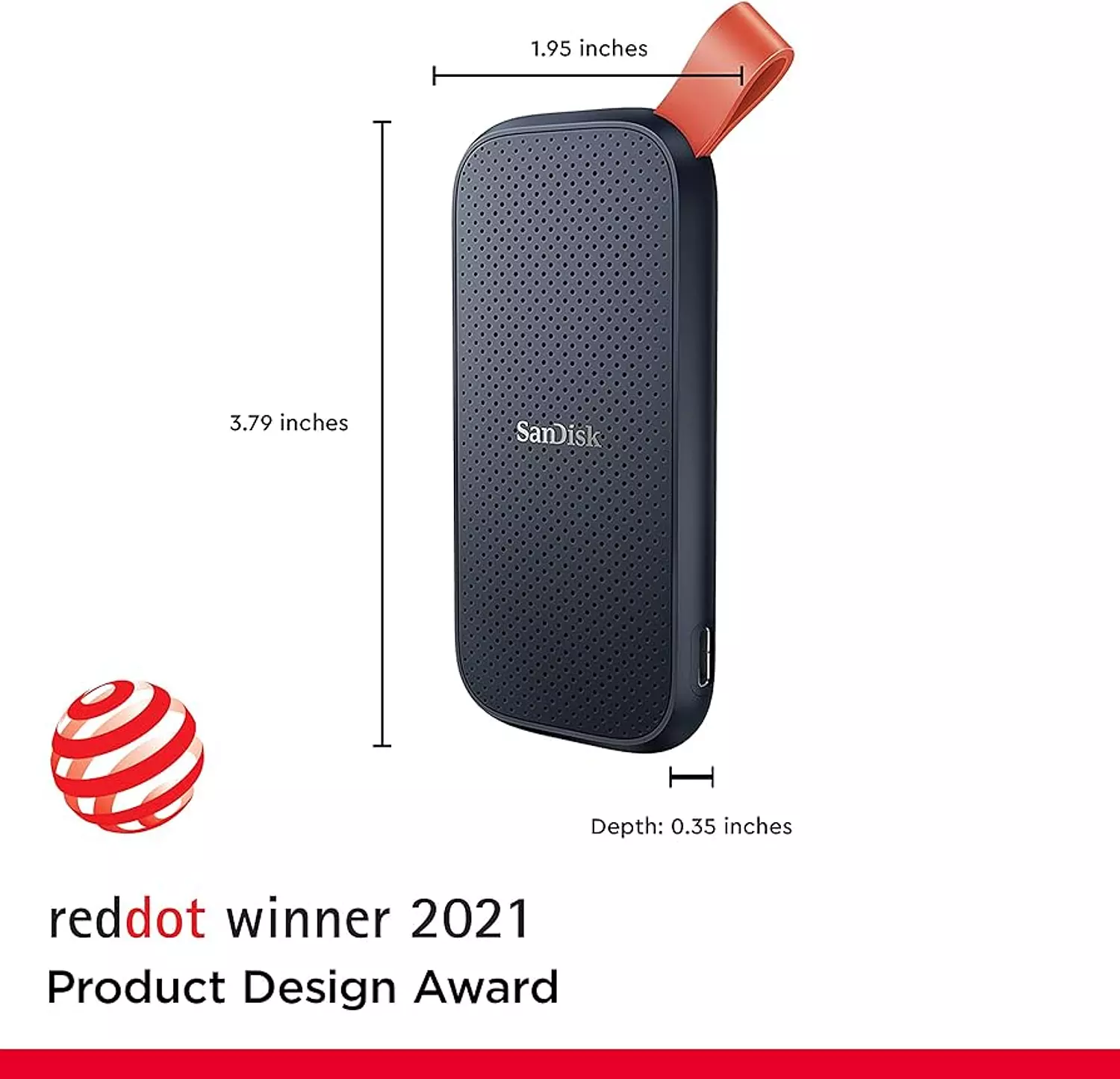 HARD SANDISK PORTABLE SSD EXTERNAL 1T 520MB/S 3