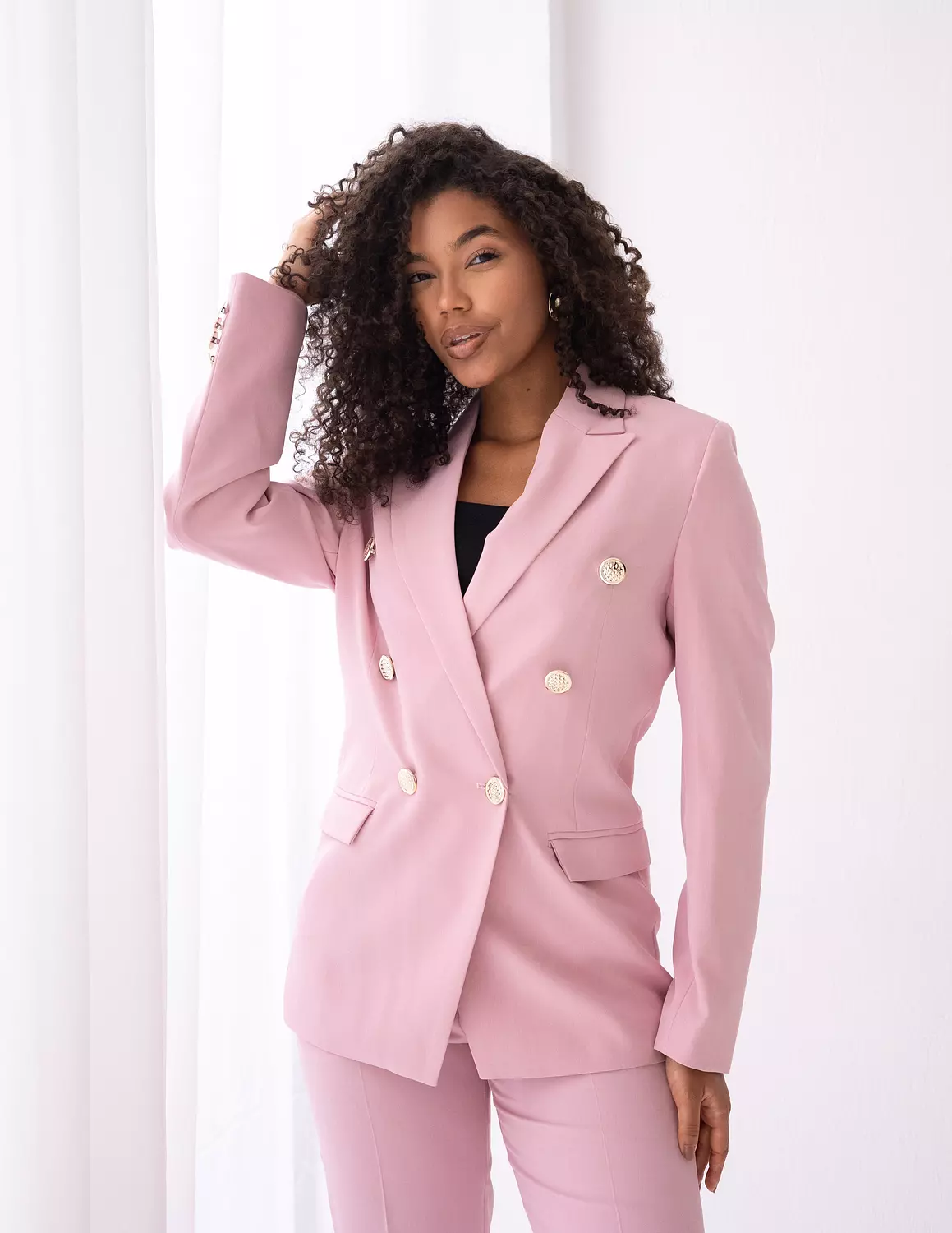Blush Dream double breasted blazer  image