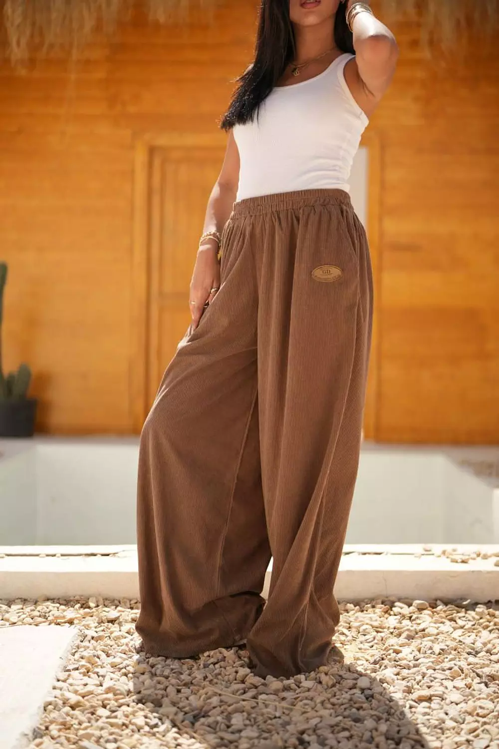 Ribbed velvet pants 4