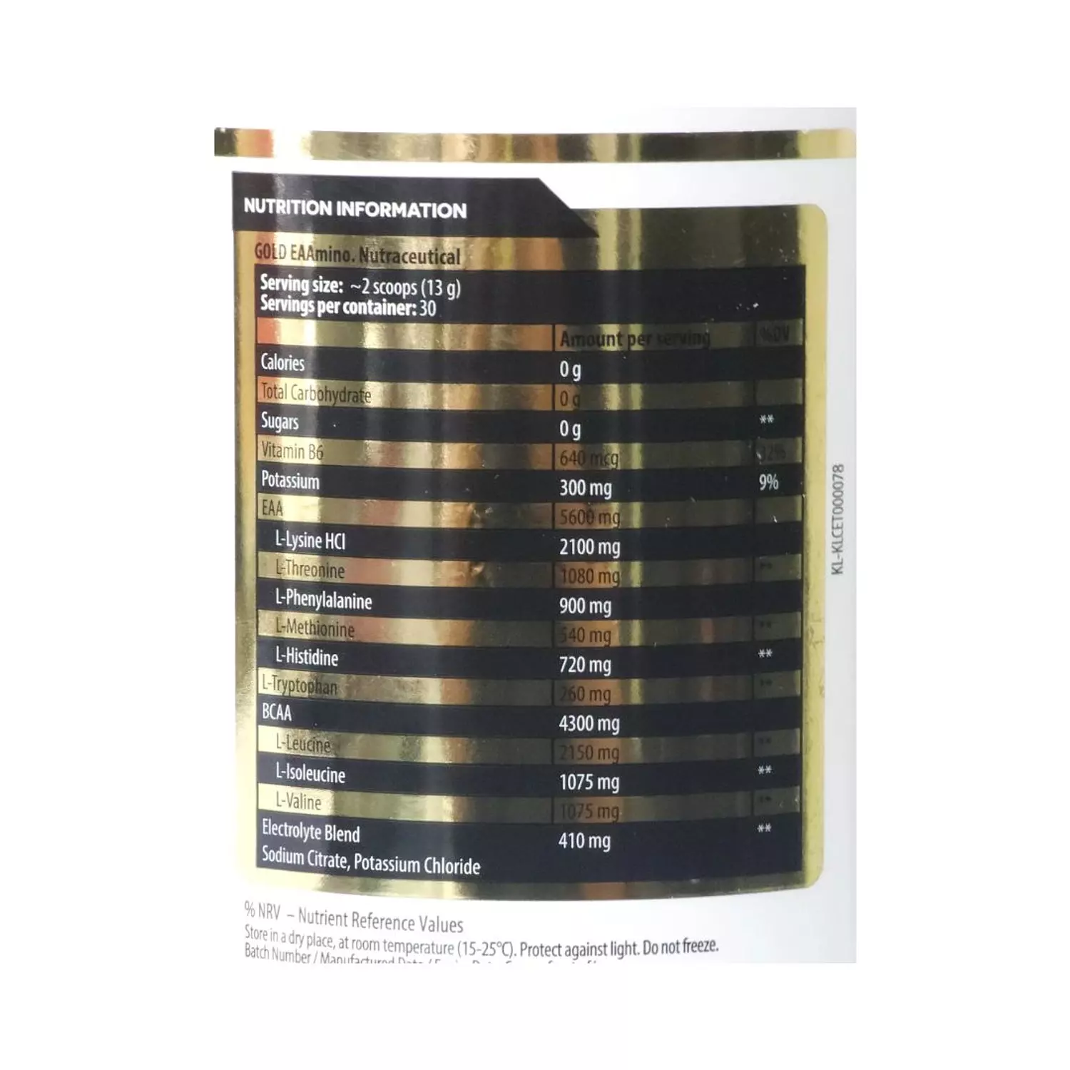 Kevin Levrone Gold EAAMINO-30Serv.-390G.-Forest Fruit Flavor hover image