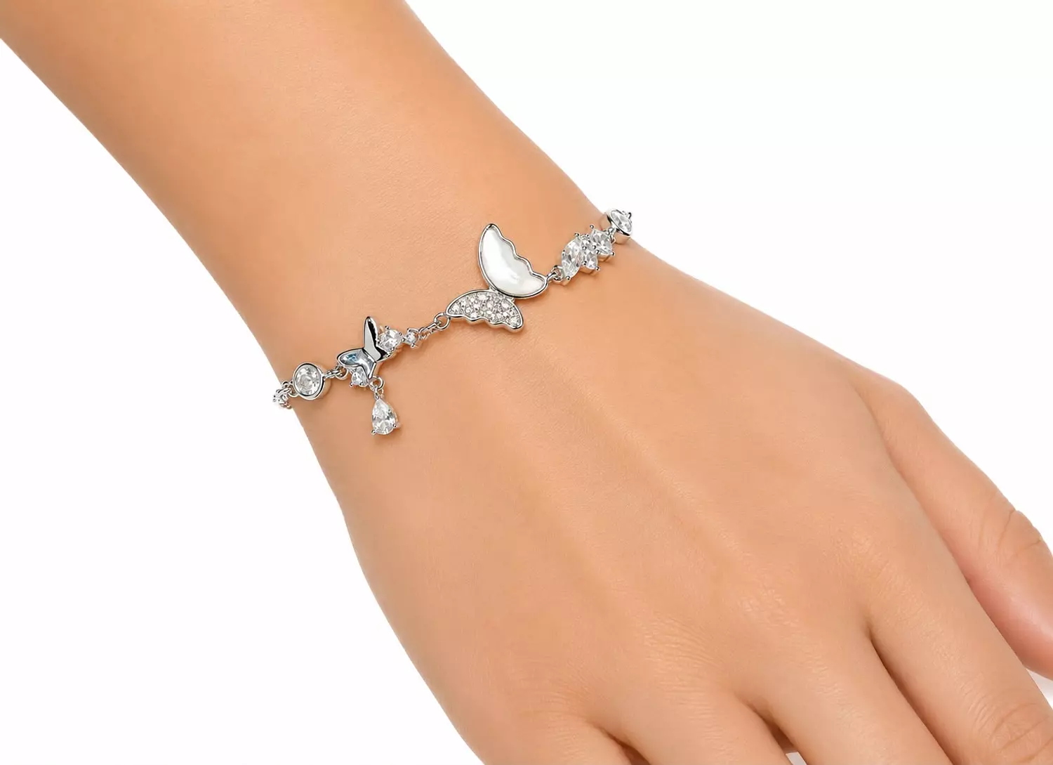 Silver Bracelet Butterfly image
