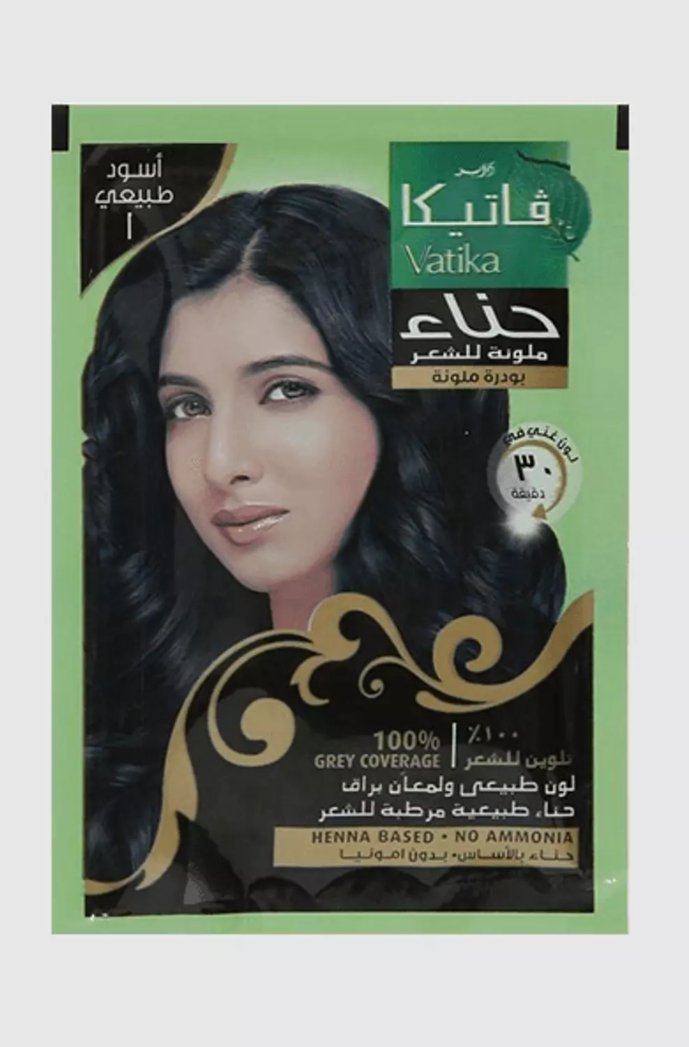 VATIKA NATURALS HENNA BLACK 1 PIECE image