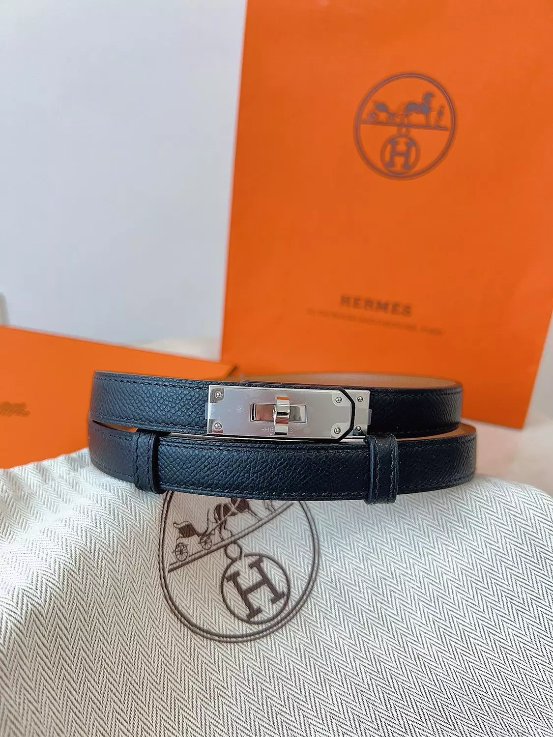 Hermes Belt Black image